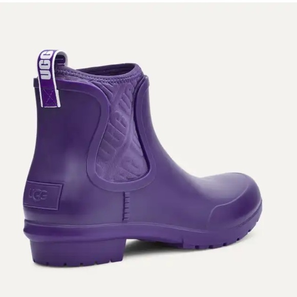 UGG Shoes - UGG Purple Chevonne Ankle Rain Boots